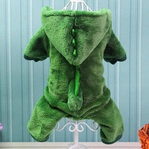 Pety Green Tyrannosaurus Rex Hooded Coat