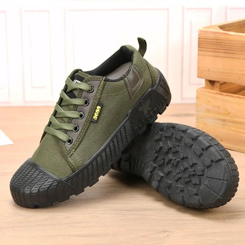 Green  Men Women  Shoes Outdoor Labor Rubber Sole Sneakers