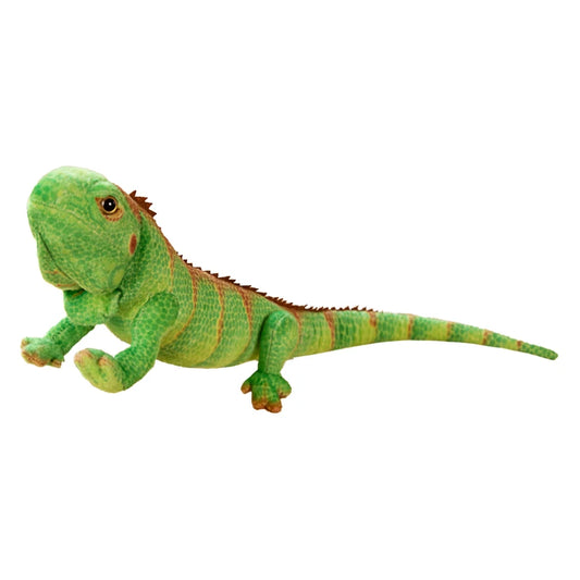 Green  Iguana Lizard Plush Toys Simulation Wild Reptile Chameleon  Home Decor Gift For Kids Boy