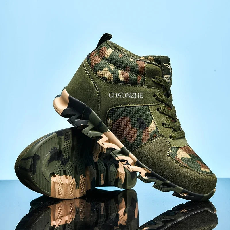 Woman Camouflage Fashion  Army Green Sports Shoes