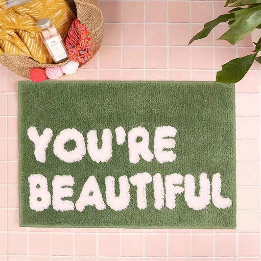 YOU'RE BEAUTIFUl Carpet Trend Home Decor