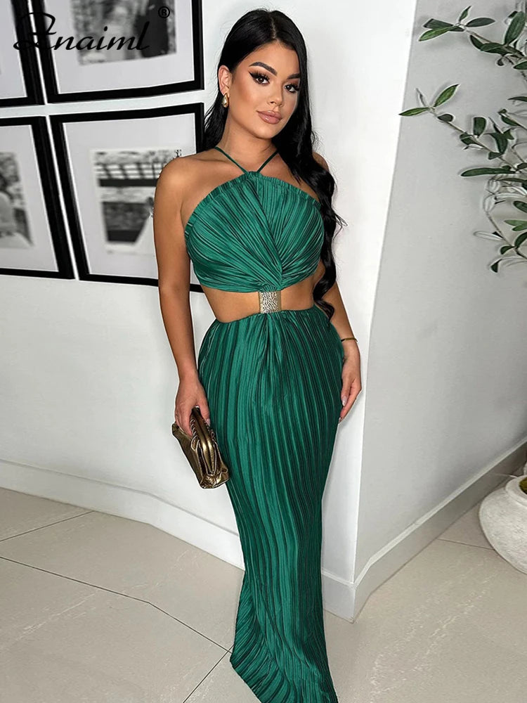 Sexy Women Green long Maxi Dresses Formal Evening Gown