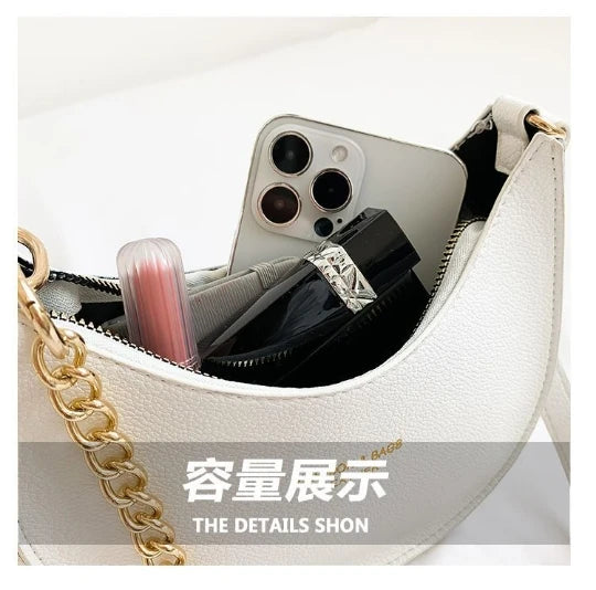 Green Moon Women Bags 2023 New Trend Elegant Girl Woman Handbag Luxury Shoulder PU PVC Lady Crossbody Purses Tote Women's Bag