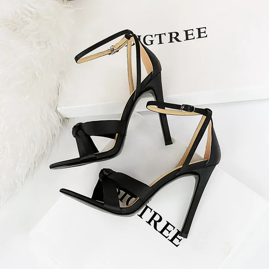 Women 11cm High Heels Green  Shoes