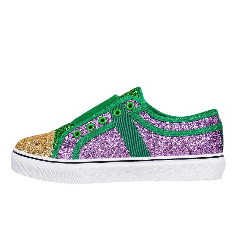 Female Fashion Shoes Green  Women Casual Sneaker