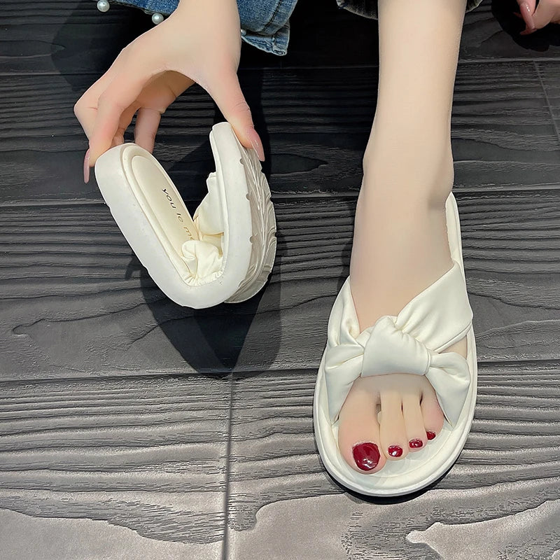 Women Flat Slippers  Designer Sandals  Shoes Green