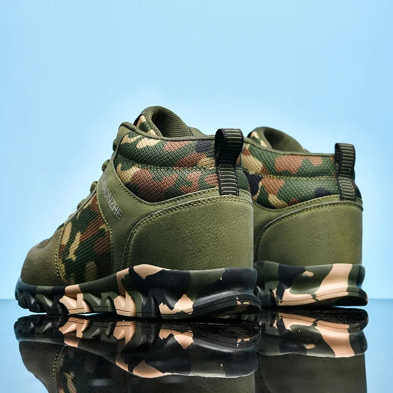 Woman Camouflage Fashion  Army Green Sports Shoes