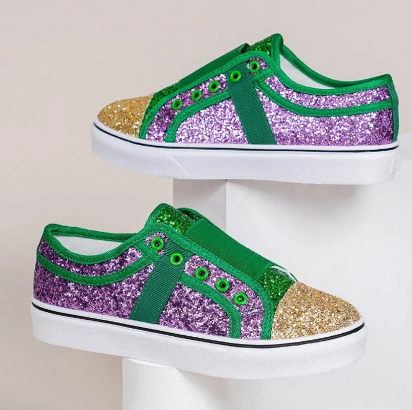 Female Fashion Shoes Green  Women Casual Sneaker