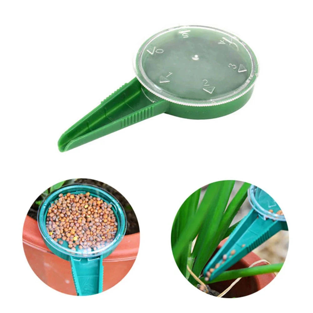 Plant Seed Sower 5 File Adjustable Planter Hand Held Flower Grass Plant Seeder Garden Multifunction Seeding Dispenser Tools Acce