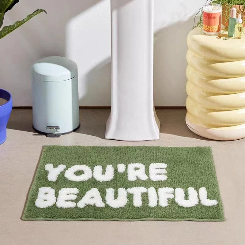 YOU'RE BEAUTIFUl Carpet Trend Home Decor